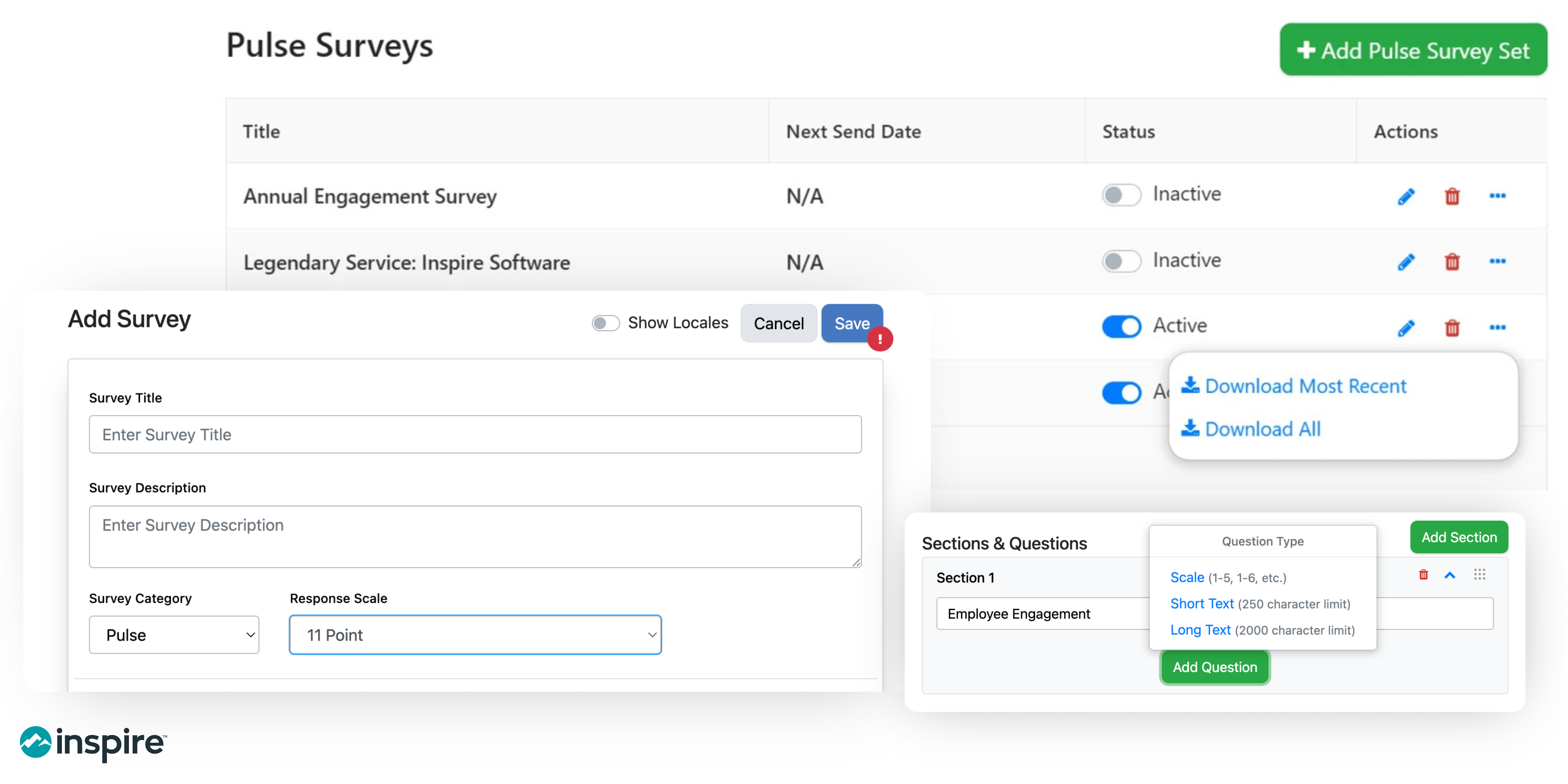 10.0 Surveys